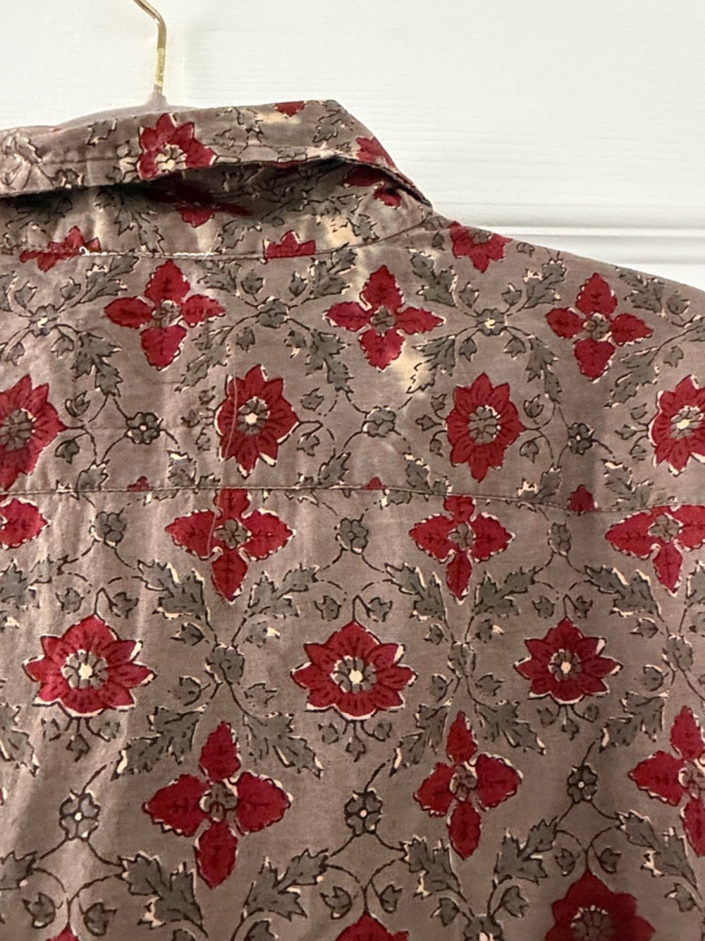 Jaded Gypsy Oversized Blouse Shirt Size large NWOT RANDOM BLEACH LOOK SPOTS - Picture 11 of 12